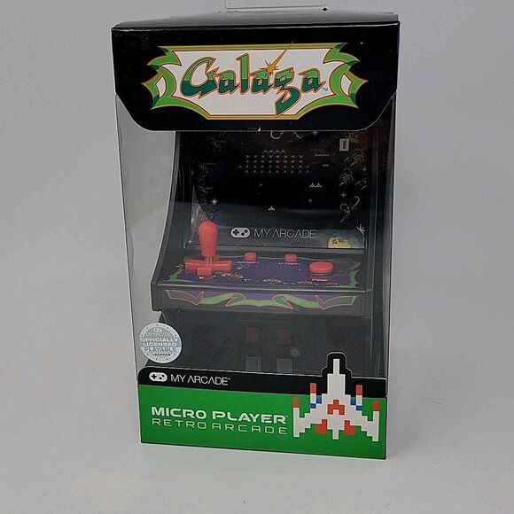 My Arcade Micro Player Mini Arcade Machine Galaga Video Game - New Sealed - Picture 1 of 9